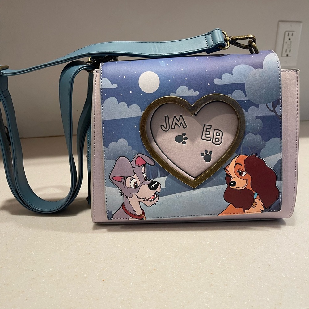 Disney Loungefly Lady and the Tramp crossbody New with tags